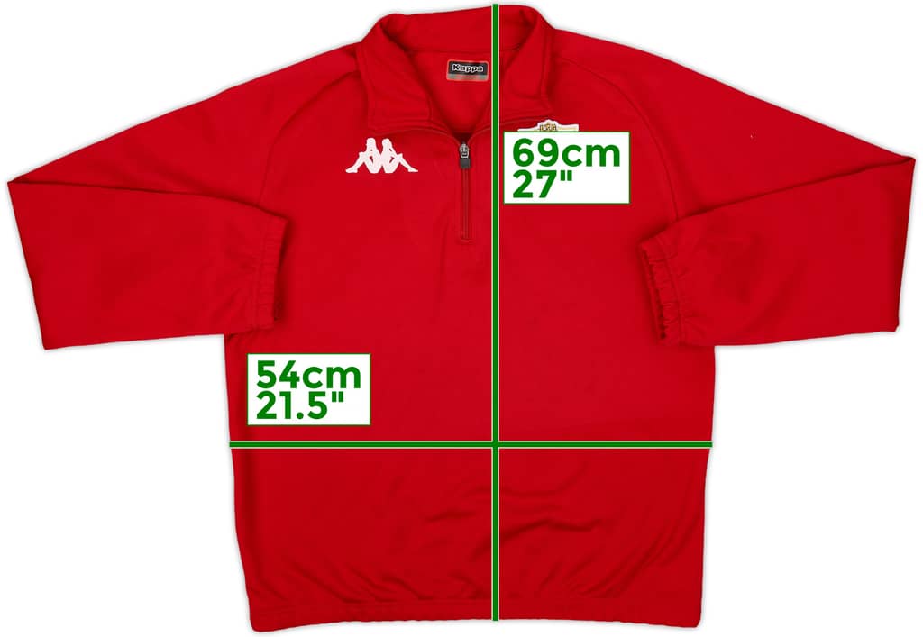 2020-21 Grosseto Kappa 1/4 Zip Track Jacket - 9/10 - (M)