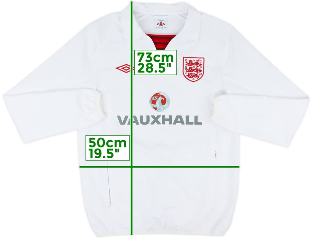 2010-12 England Umbro Drill Top - 8/10 - (S)