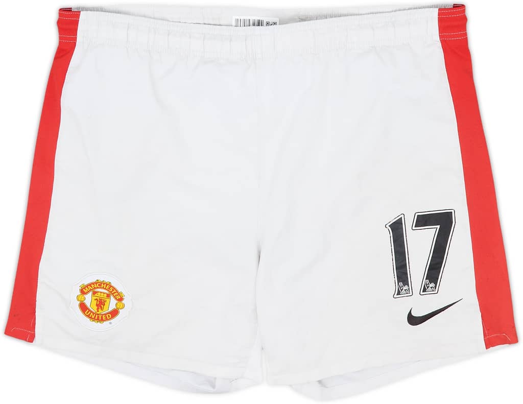 2009-10 Manchester United Home Shorts #17 (Nani) - 5/10 - (M)