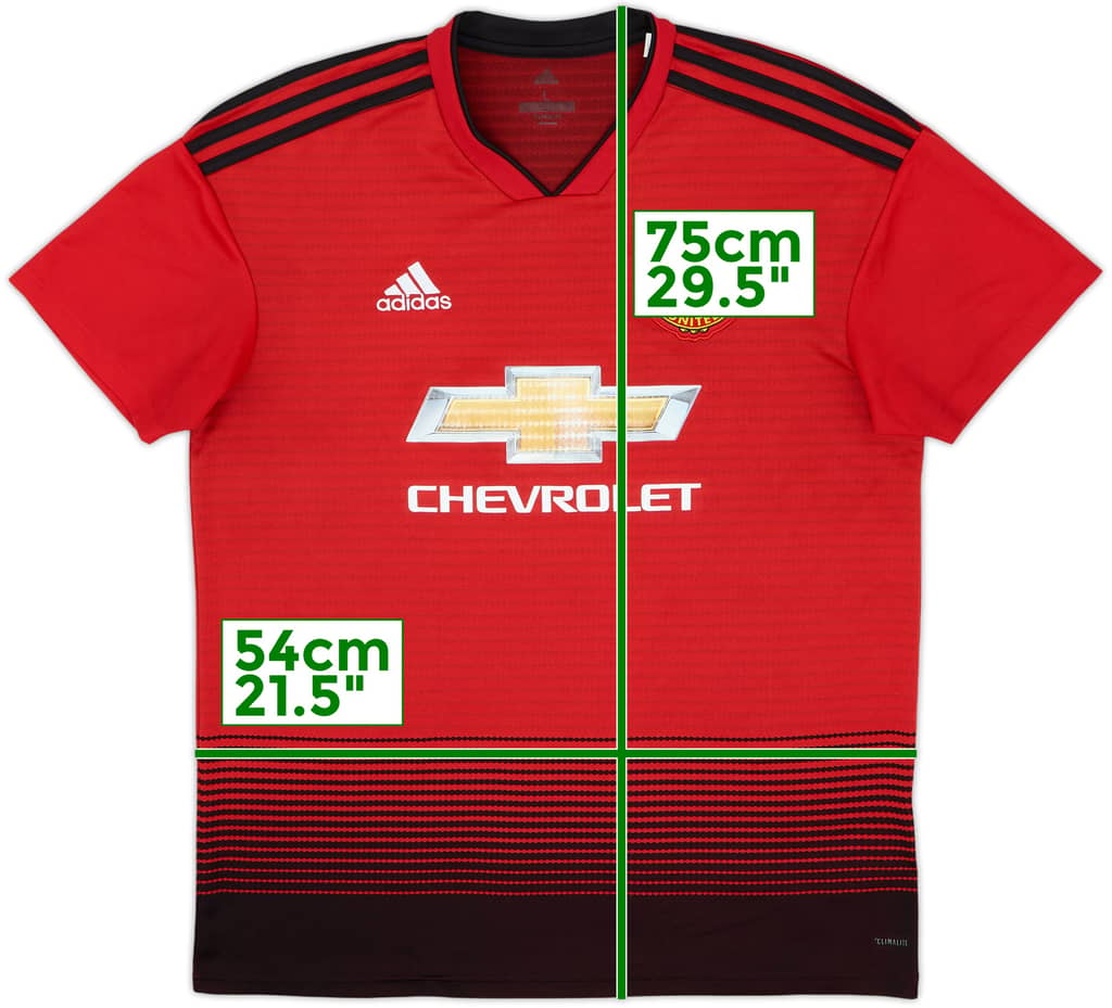 2018-19 Manchester United Home Shirt - 5/10 - (L)