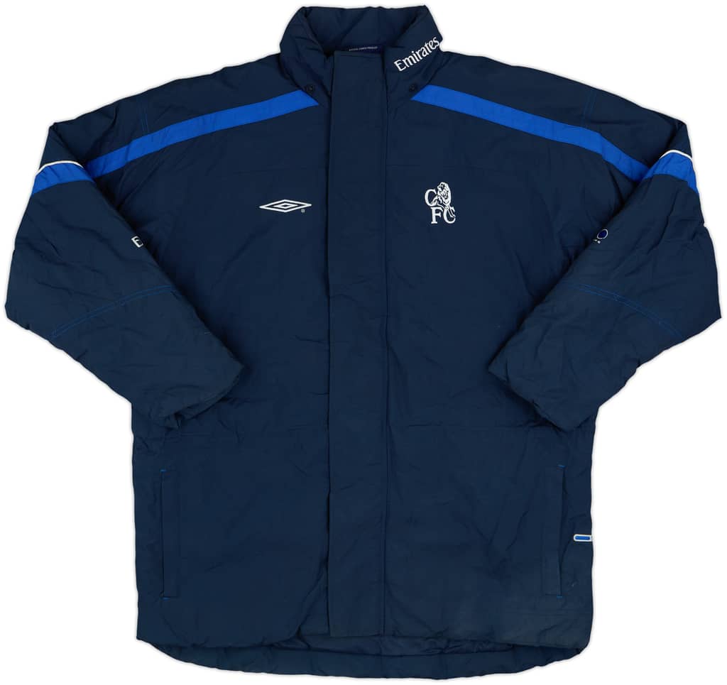 2001-02 Chelsea Umbro Padded Bench Coat - 9/10 - (M)