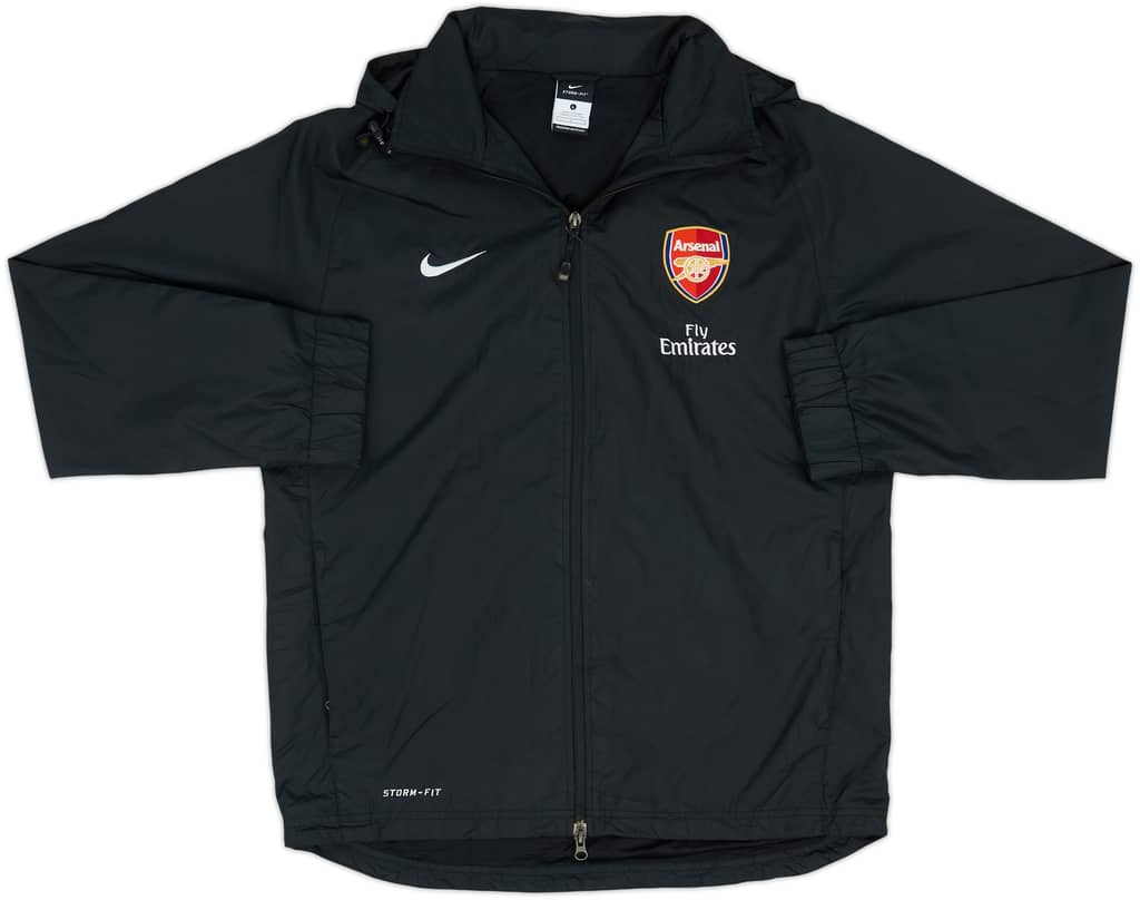 2012-13 Arsenal Nike Hooded Rain Jacket - 8/10 - (L)