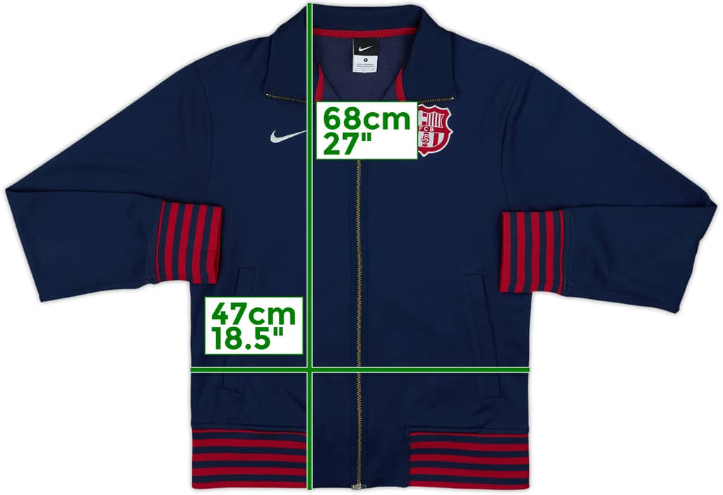 2010-11 Barcelona Nike Track Jacket - 8/10 - (S)