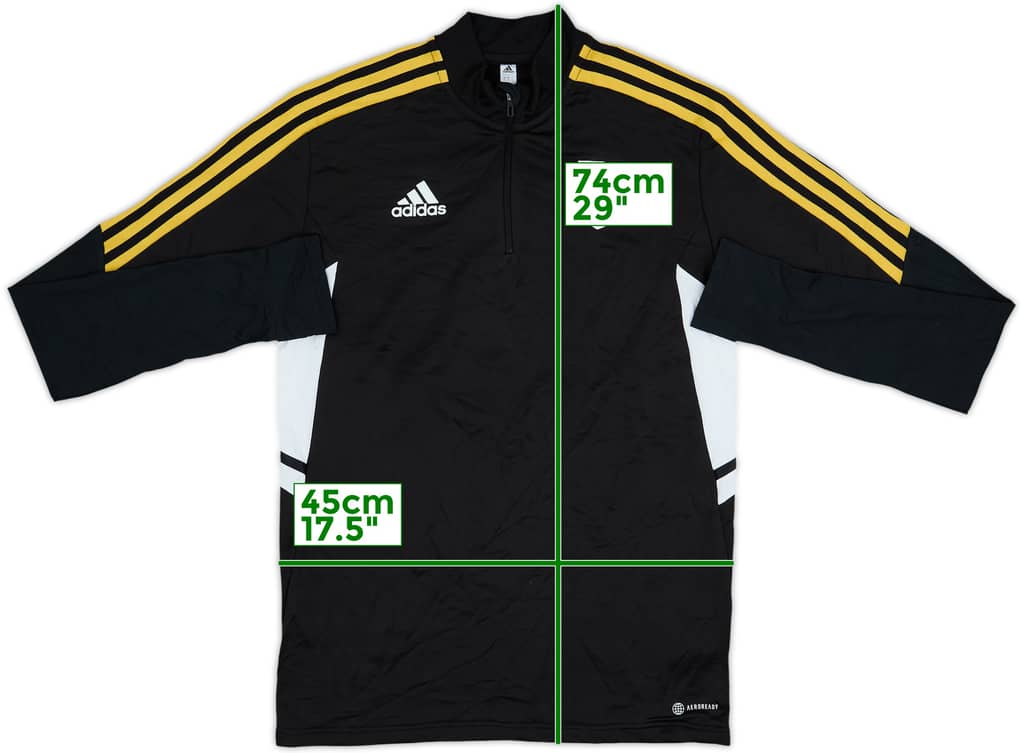 2022-23 Juventus adidas 1/4 Zip Training Top - 8/10 - (S)