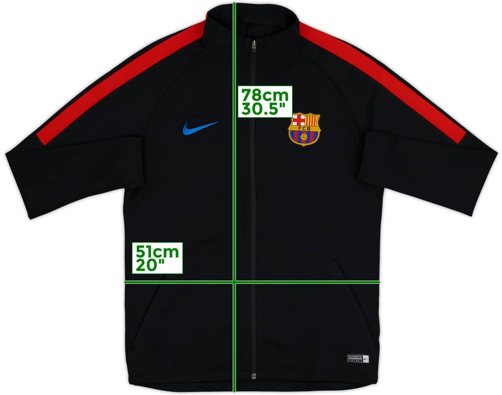 2017-18 Barcelona Nike Track Jacket - 8/10 - (M)