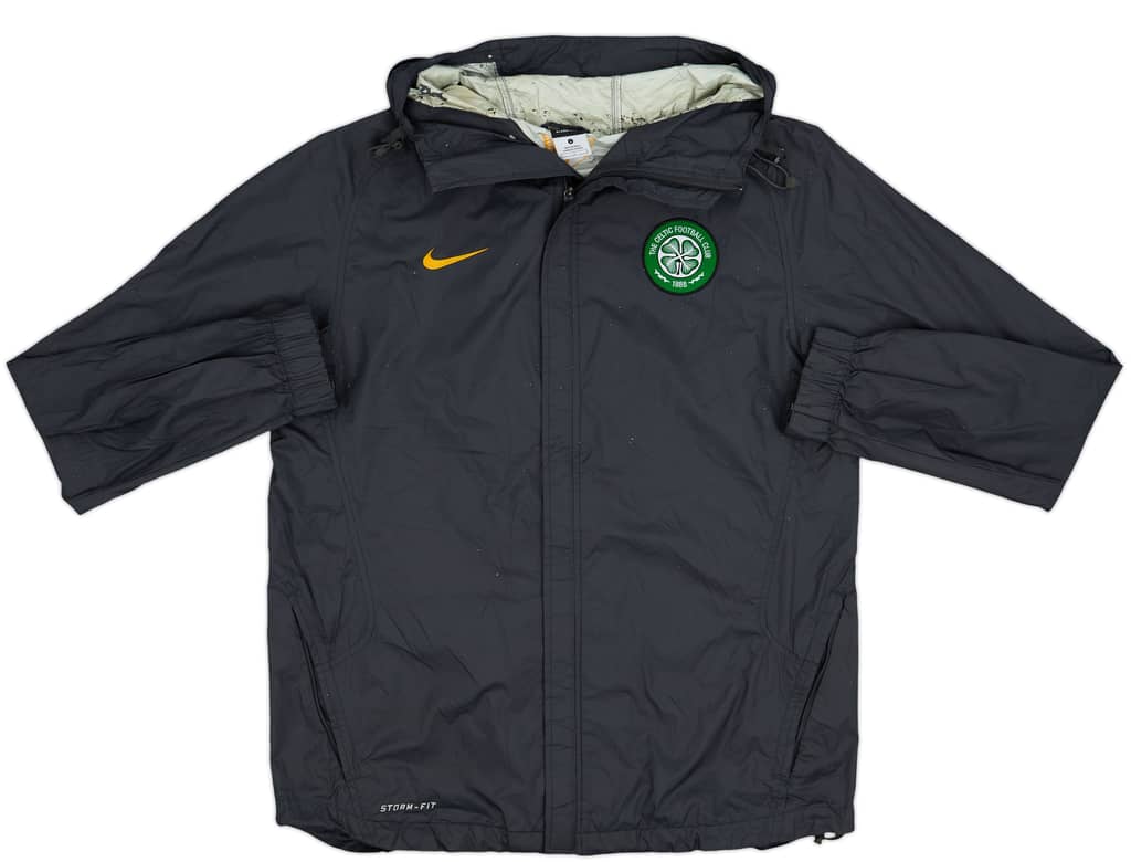 2010-11 Celtic Nike Hooded Rain Jacket - 5/10 - (L)