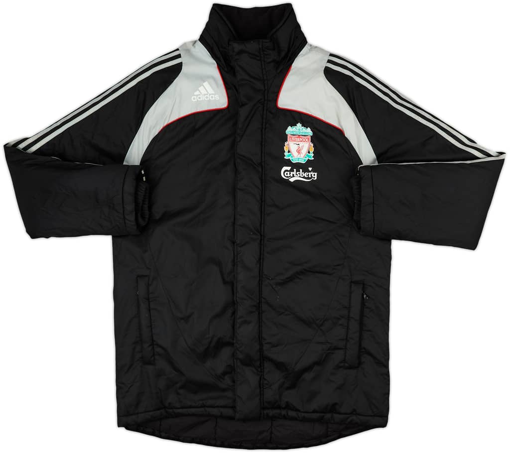 2008-09 Liverpool Abrigo de banquillo acolchado adidas - 7/10 - (S)