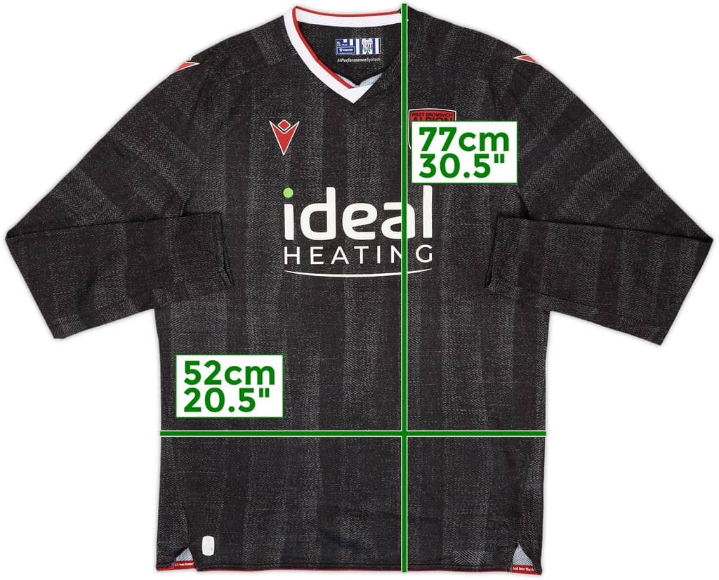 2025-26 West Brom Third L/S Shirt - 10/10 - (XL)