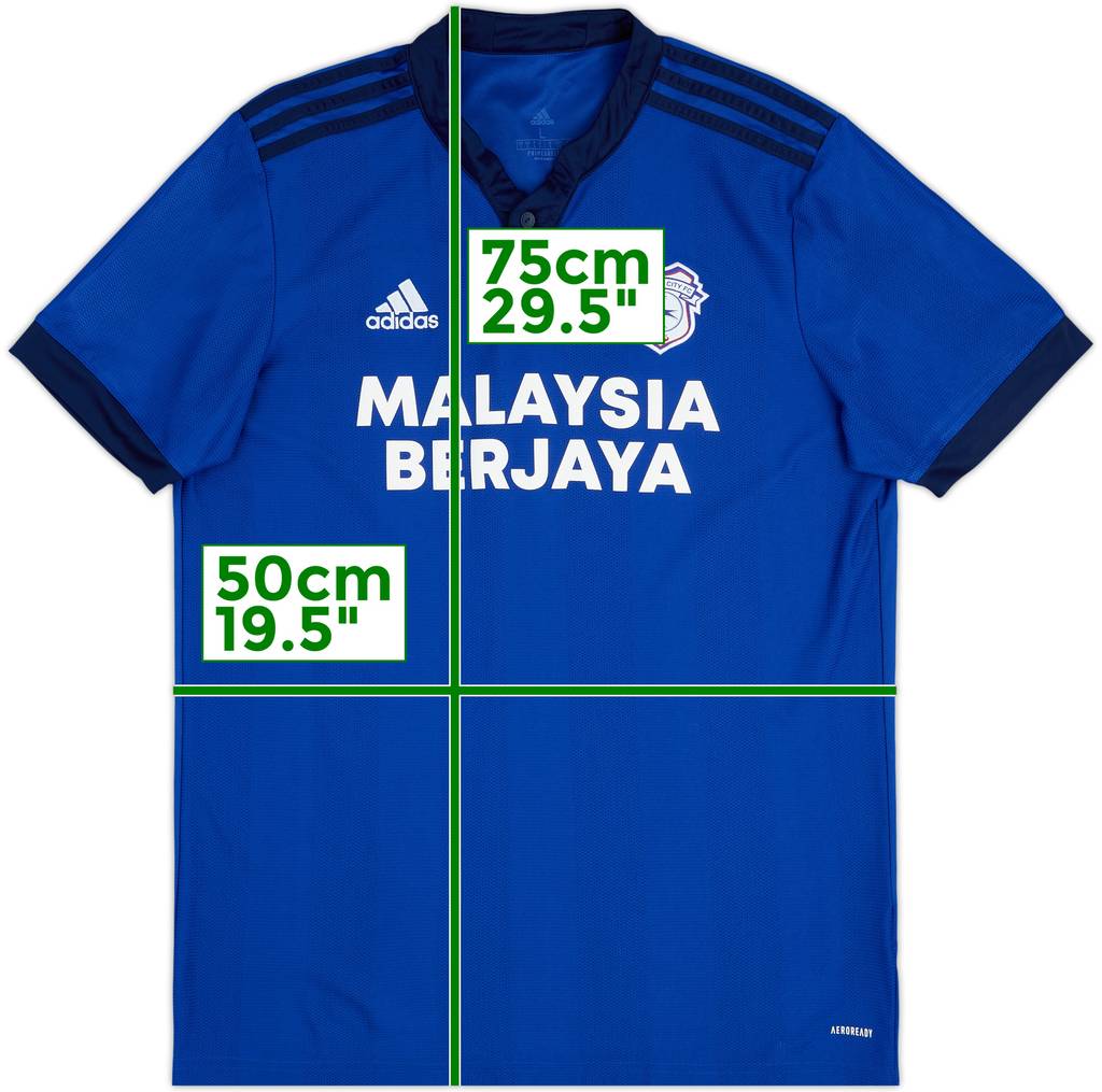 2021-22 Cardiff Home Shirt - 9/10 - (L)