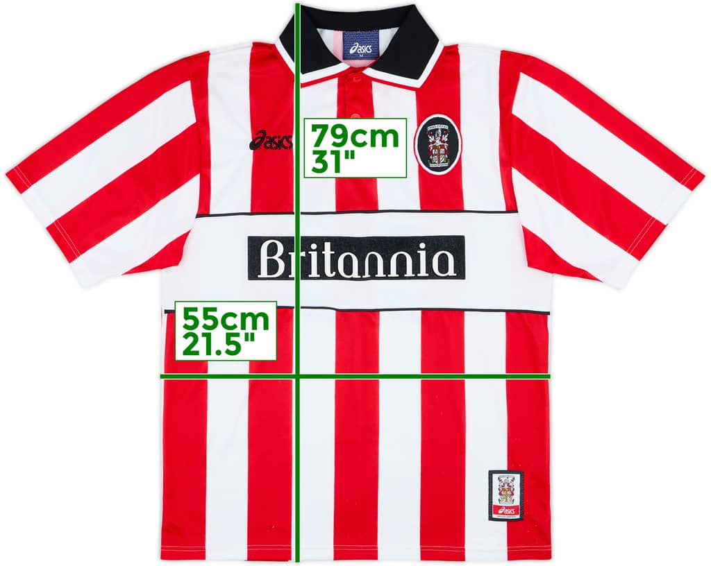 1999-01 Stoke City Home Shirt - 9/10 - (M)