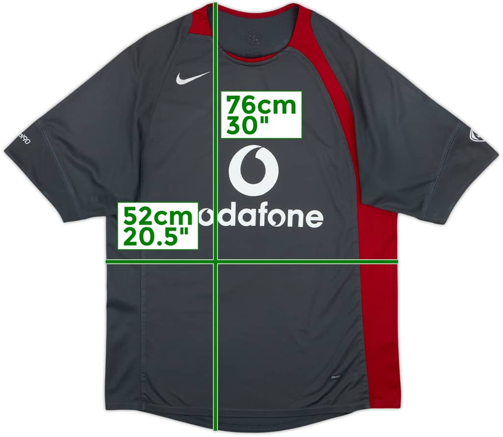 2004-05 Manchester United Nike Training Shirt - 6/10 - (M)