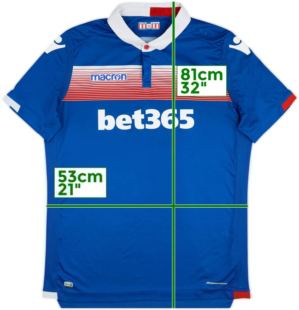 Camiseta de visitante del Stoke City 2017-18 - 8/10 - (XXL)