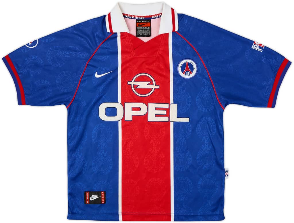 1996-97 Paris Saint-Germain Home Shirt - 8/10 - (M)