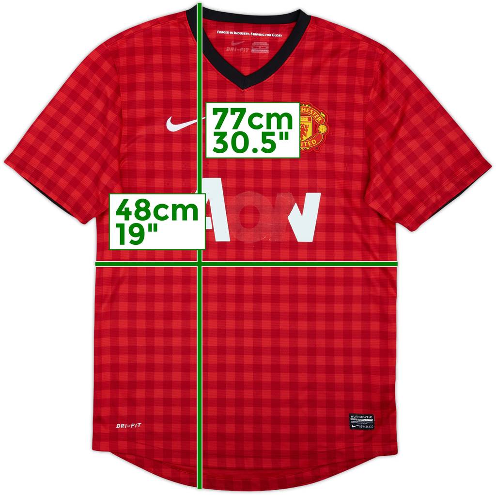 2012-13 Manchester United Home Shirt - 4/10 - (S)