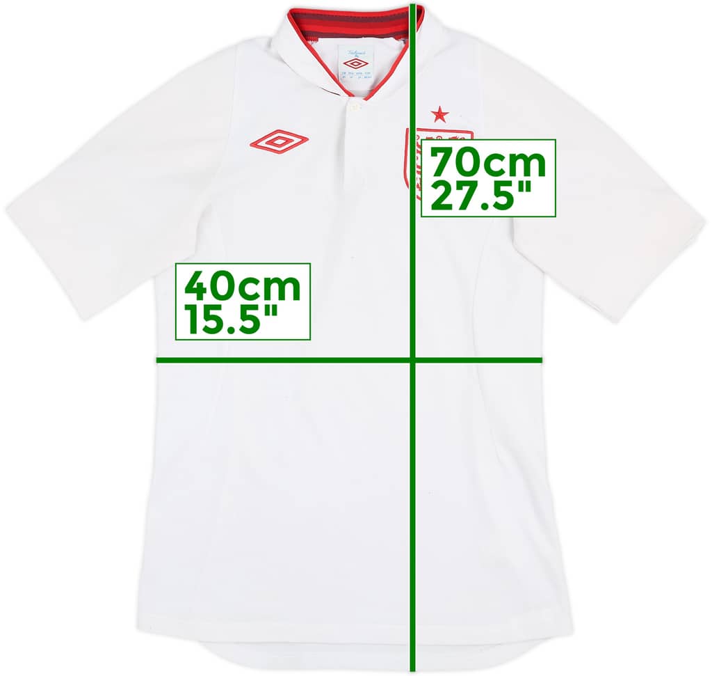 2012-13 England Home Shirt - 5/10 - (S)