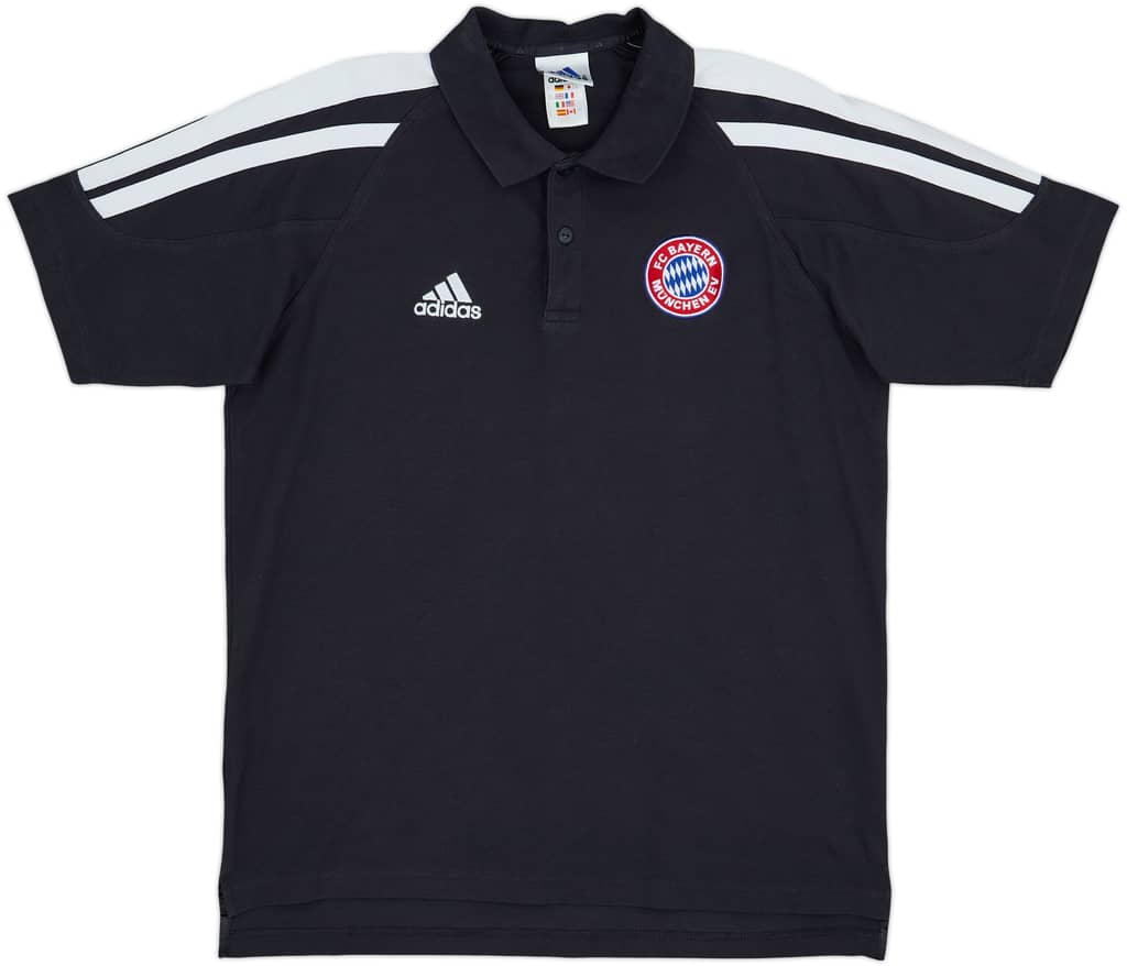 2001-02 Bayern Munich adidas Polo Shirt - 8/10 - (L)