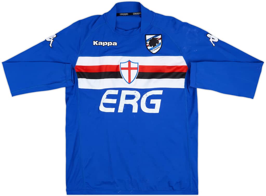2004-05 Sampdoria Home L/S Shirt - 6/10 - (XL)