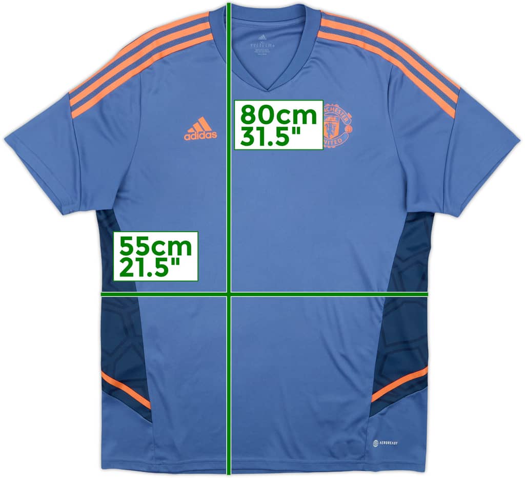 2022-23 Manchester United adidas Training Shirt - 8/10 - (XL)