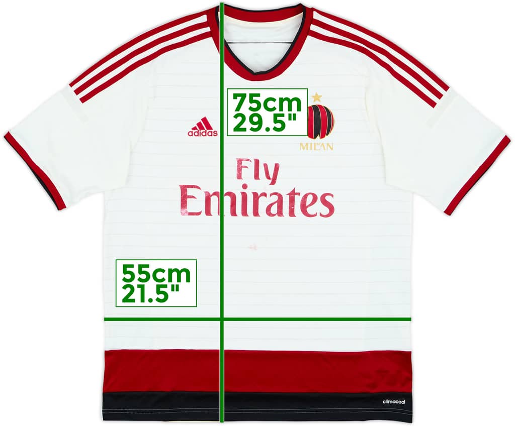 2014-15 AC Milan Away Shirt - 4/10 - (L)