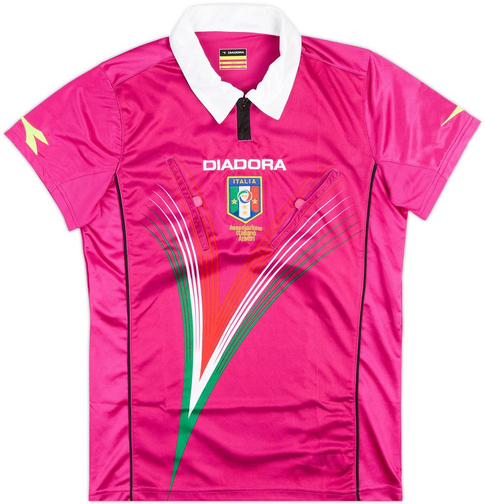 2011-12 Italy Diadora Camiseta de árbitro - 8/10 - (Mujeres XS)