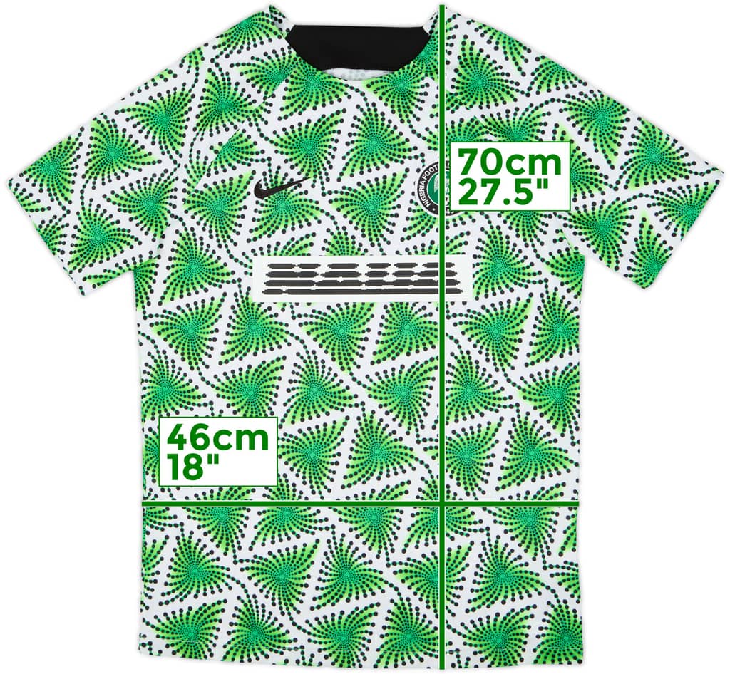 2022-23 Nigeria Nike Training Shirt - 9/10 - (M)