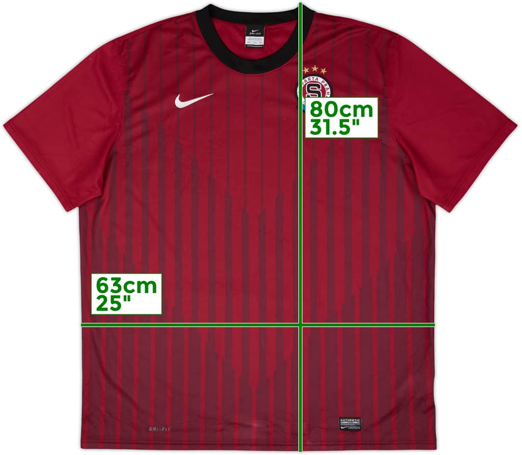 2011-12 Sparta Prague Home Shirt - 5/10 - (XXL)