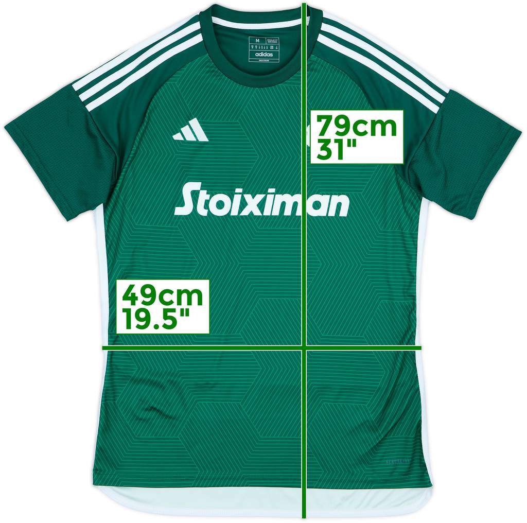 2023-24 Panathinaikos Home Shirt - 8/10 - (M)