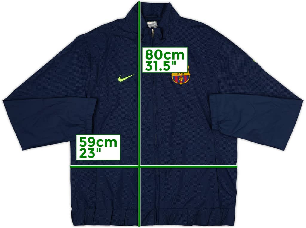 2009-10 Barcelona Nike Track Jacket - 8/10 - (XL)