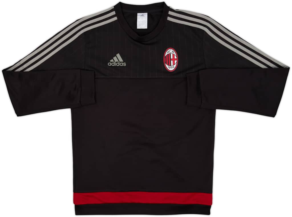 2015-16 AC Milan adidas Sweat Top - 9/10 - (XS)