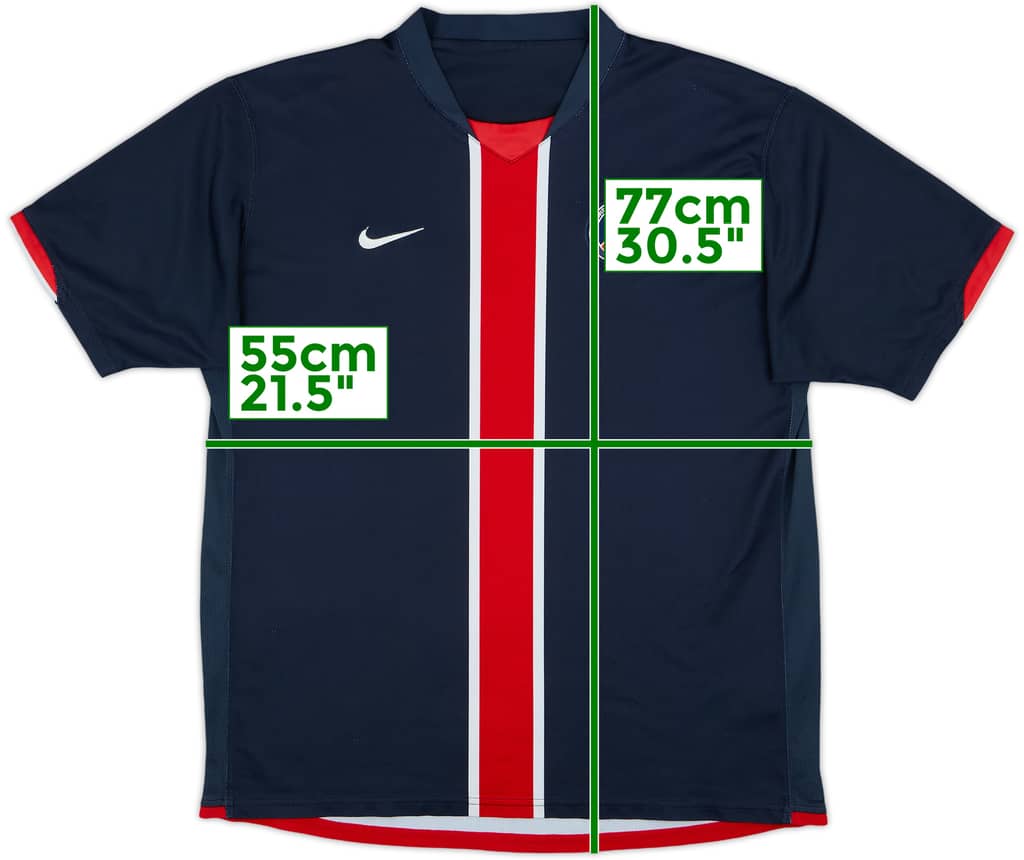 2006-07 Paris Saint-Germain Home Shirt - 7/10 - (L)