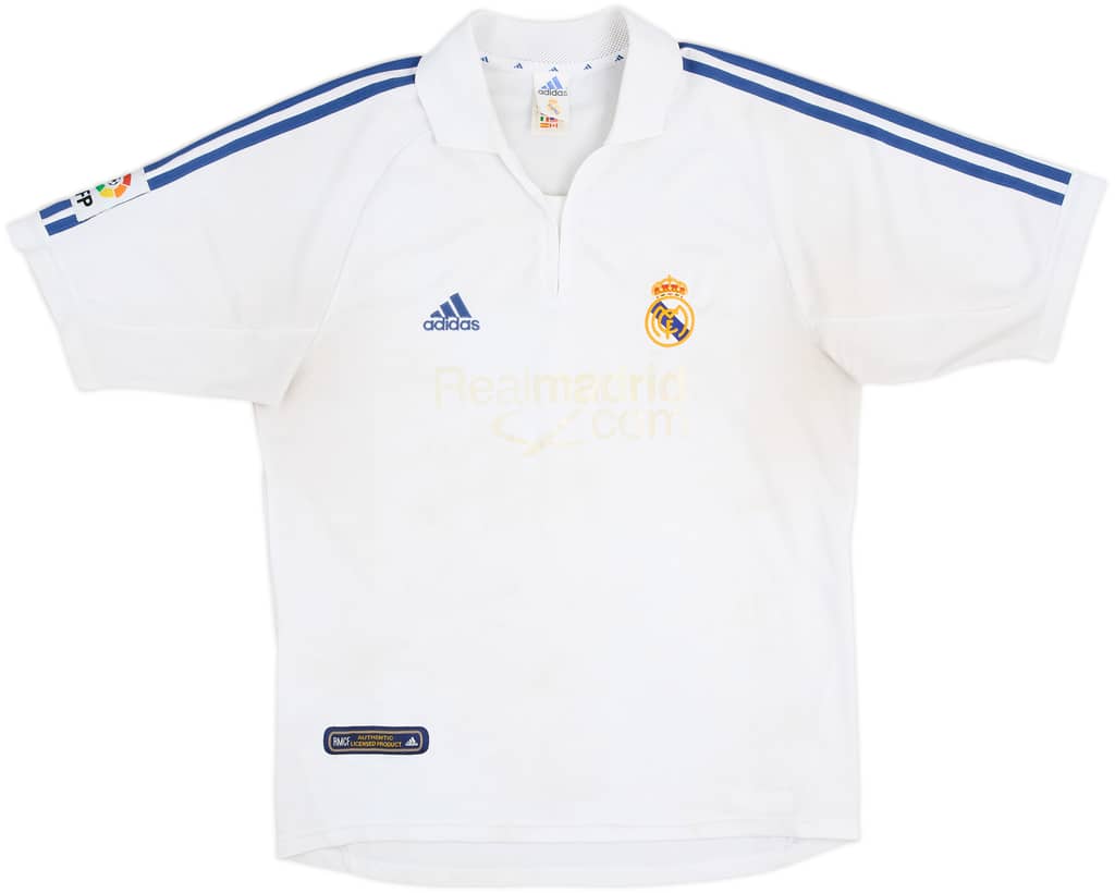 2001 Real Madrid Home Shirt - 4/10 - (M)