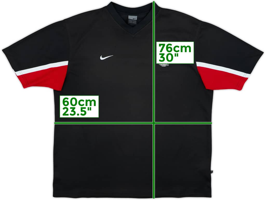 2002-03 Manchester United Nike Training Shirt - 8/10 - (XL)