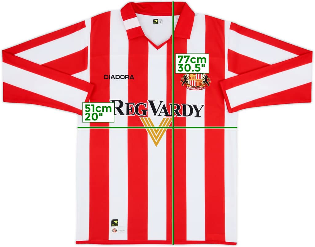 2004-05 Sunderland Home L/S Shirt - 10/10 - (S)