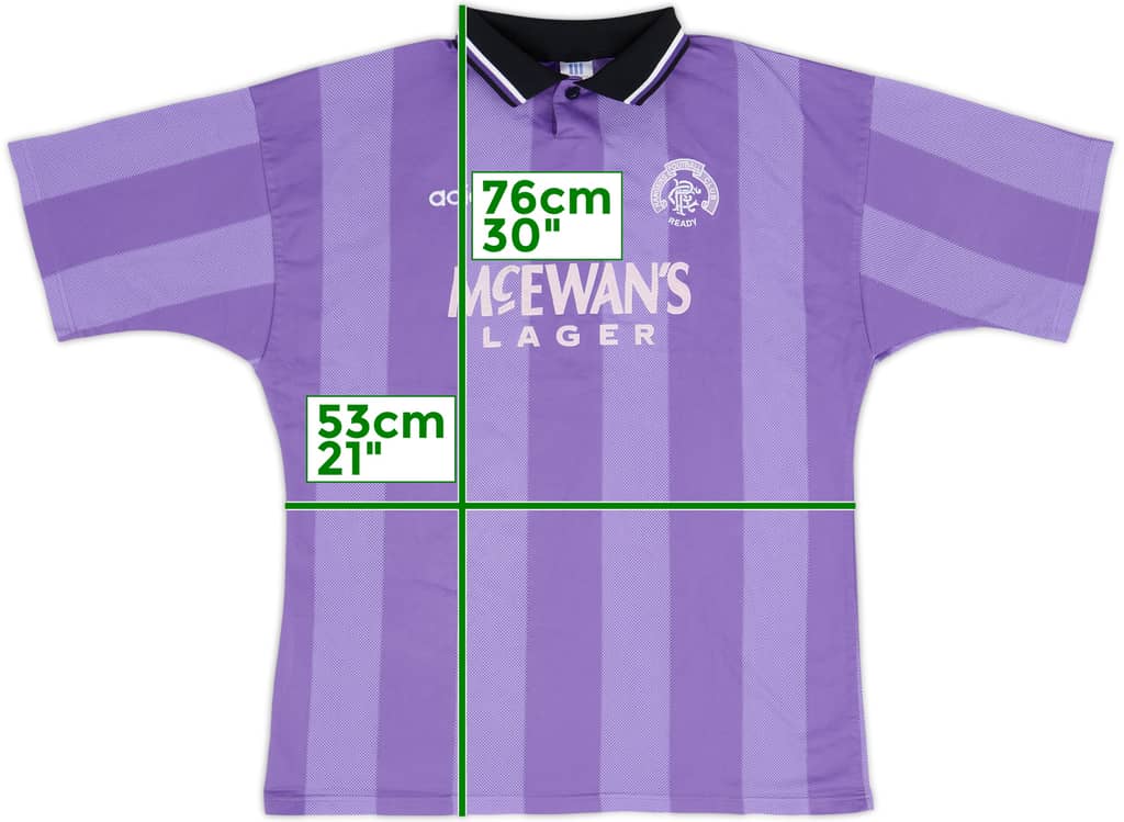 1994-95 Rangers European Shirt - 8/10 - (L/XL)