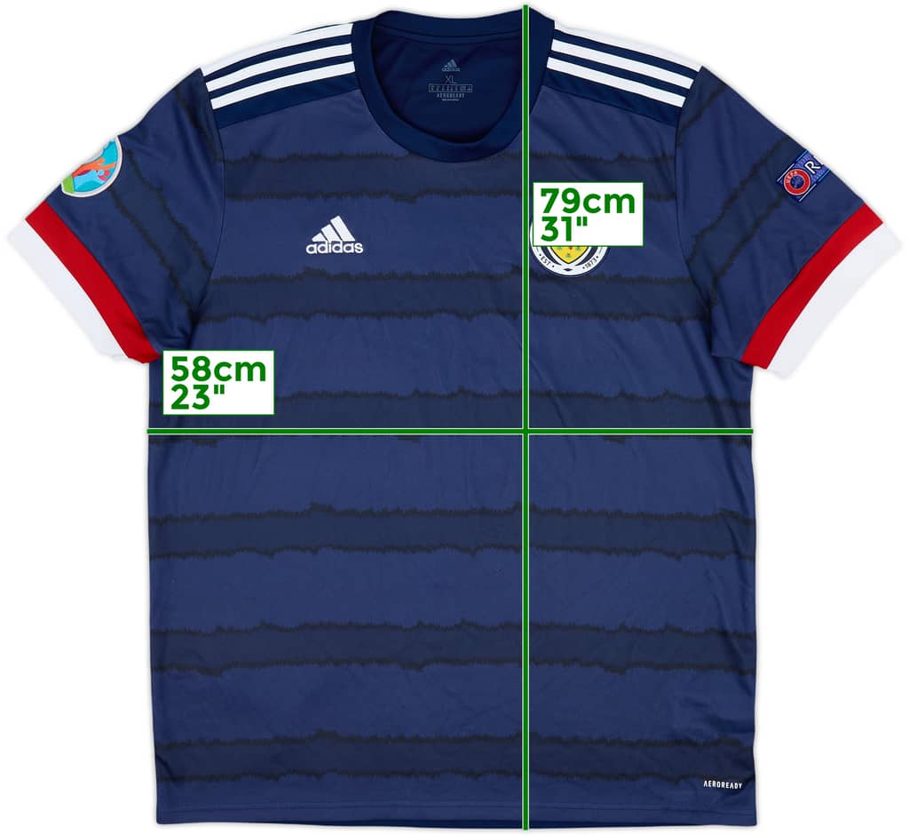 2020-22 Scotland Home Shirt - 8/10 - (XL)
