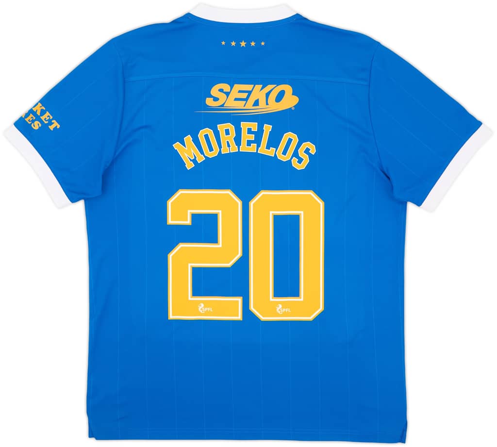 2021-22 Rangers Home Shirt Morelos #20