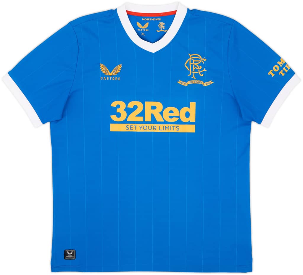 2021-22 Rangers Home Shirt Morelos #20