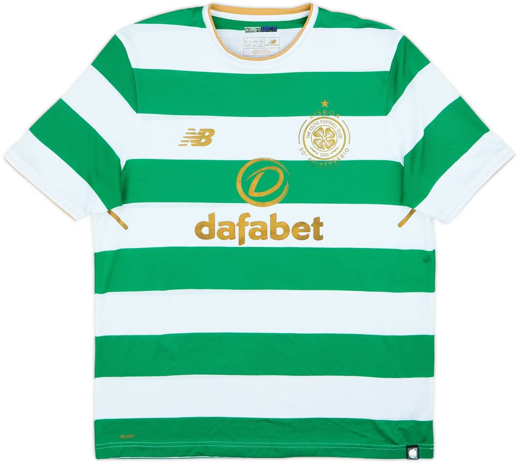 2017-18 Celtic 'Lisbon Lions 50th Anniversary' Home Shirt Tierney #63