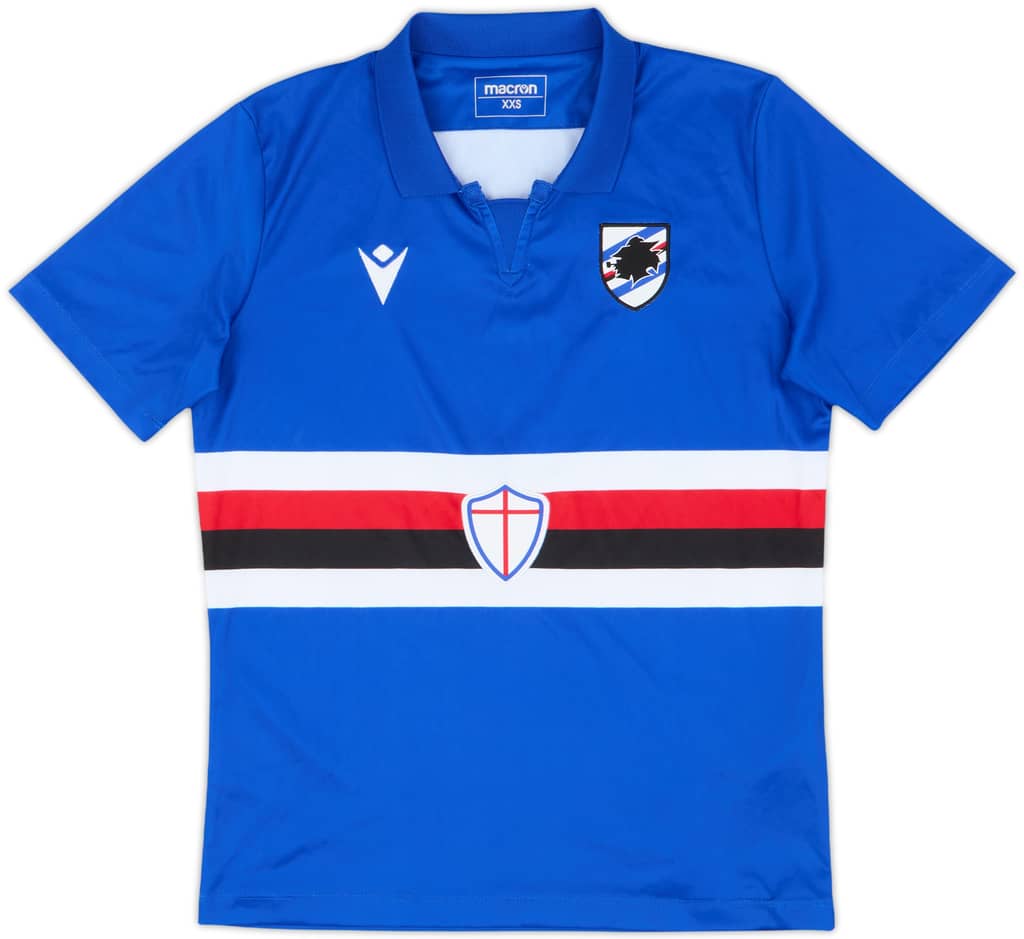 2020-21 Sampdoria Home Shirt - 9/10 - (S.Boys)
