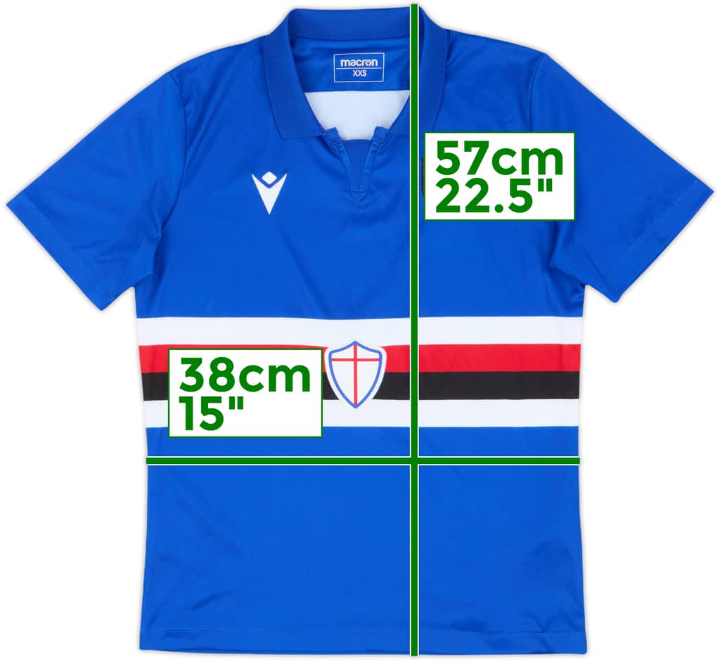 2020-21 Sampdoria Home Shirt - 9/10 - (S.Boys)