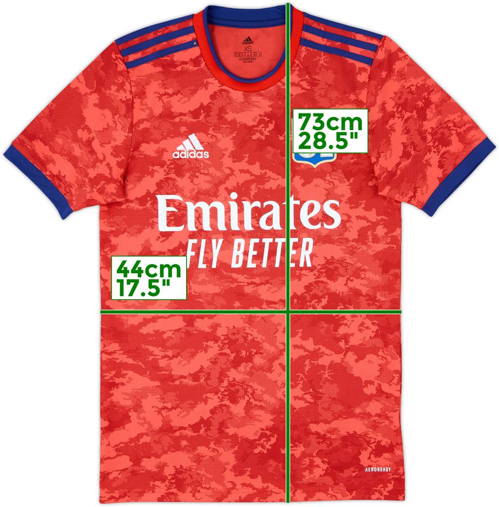 2021-22 Lyon Away Shirt - 10/10 - (XS)
