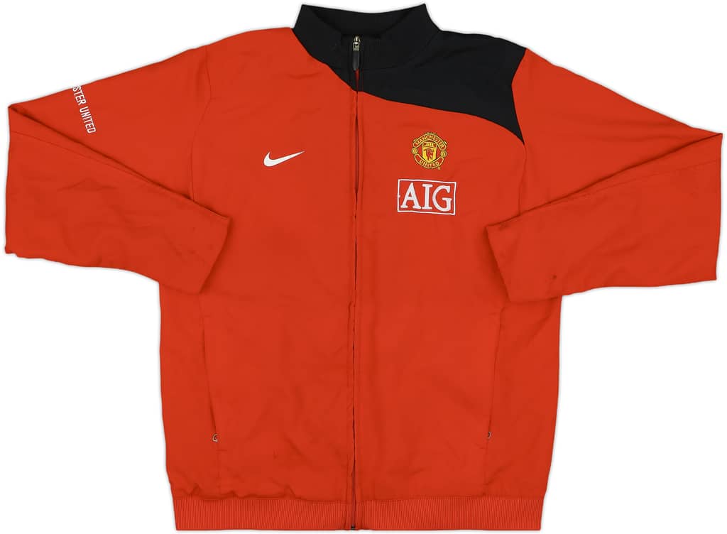 2008-09 Manchester United Nike Track Jacket - 8/10 - (XL.Boys)