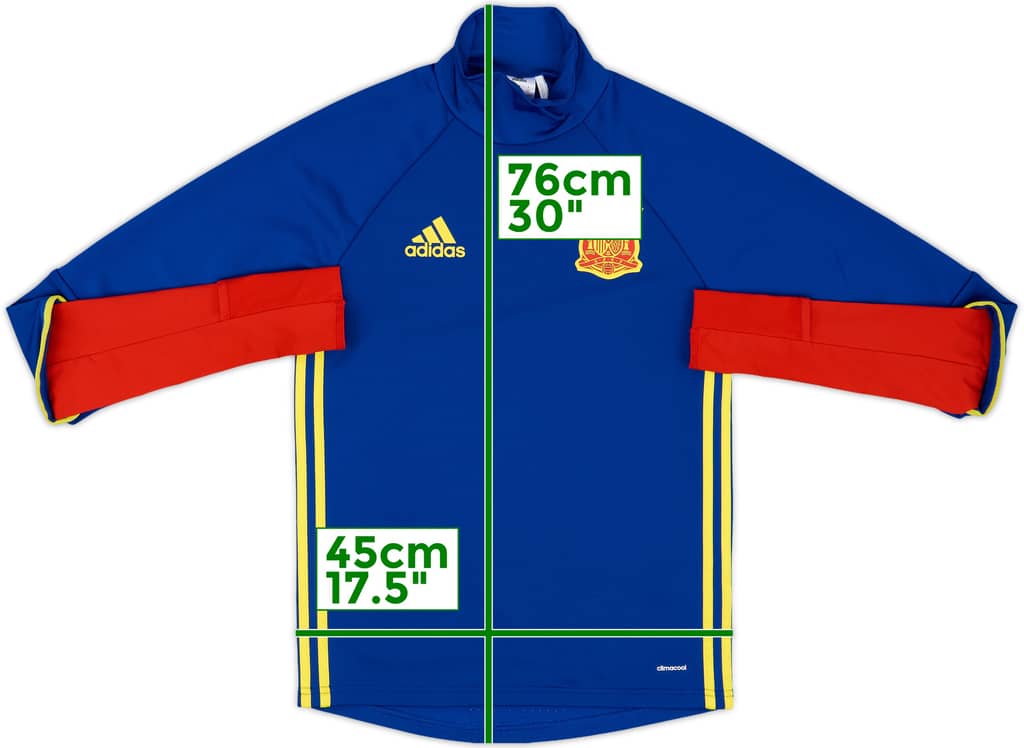 2015-16 Spain adidas Drill Top - 9/10 - (XS)