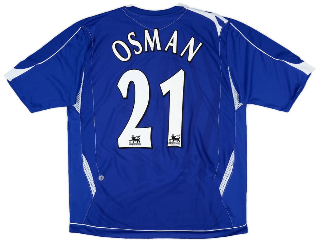 2006-07 Everton Home Shirt Osman #21 - 8/10 - (XL)