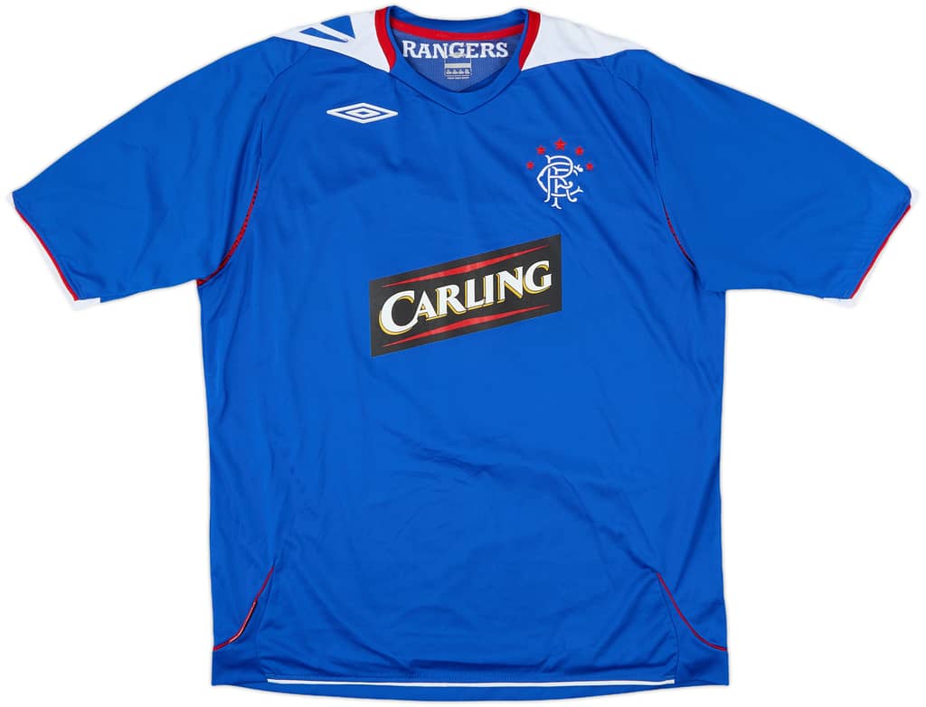 2006-07 Rangers Home Shirt - 6/10 - (XL)