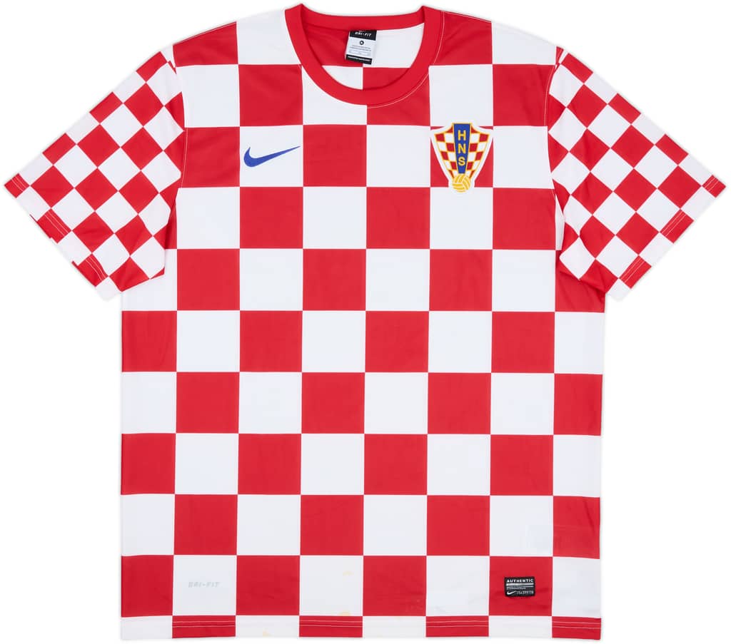 2012-14 Croatia Basic Home Shirt - 9/10 - (XL)