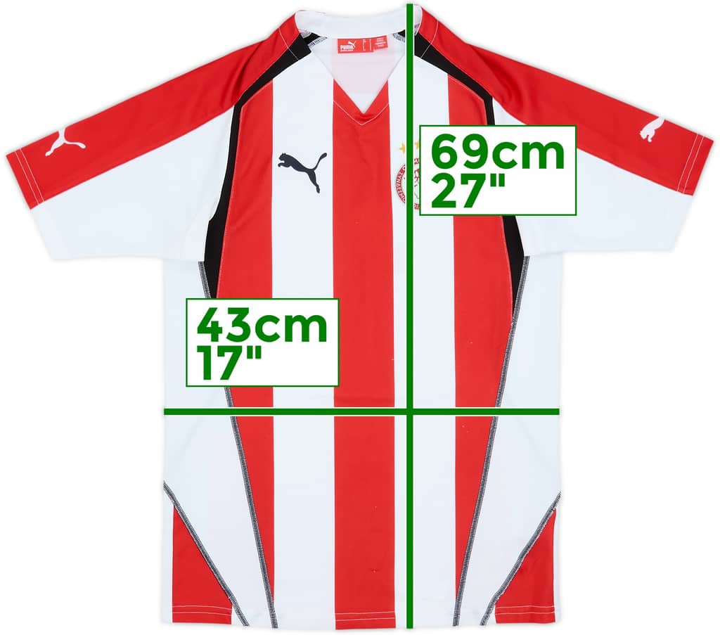 2005-06 Olympiakos Home Shirt - 8/10 - (S)