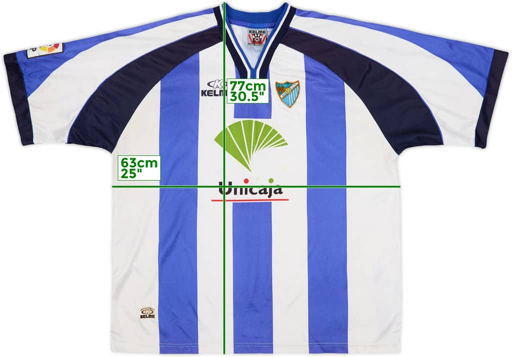 1999-00 Malaga Home Shirt - 6/10 - (XL)