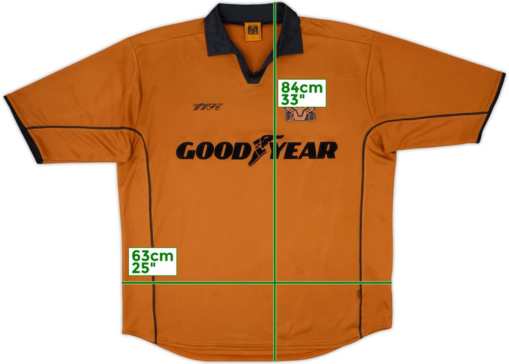 2000-02 Wolves Home Shirt - 5/10 - (XL)