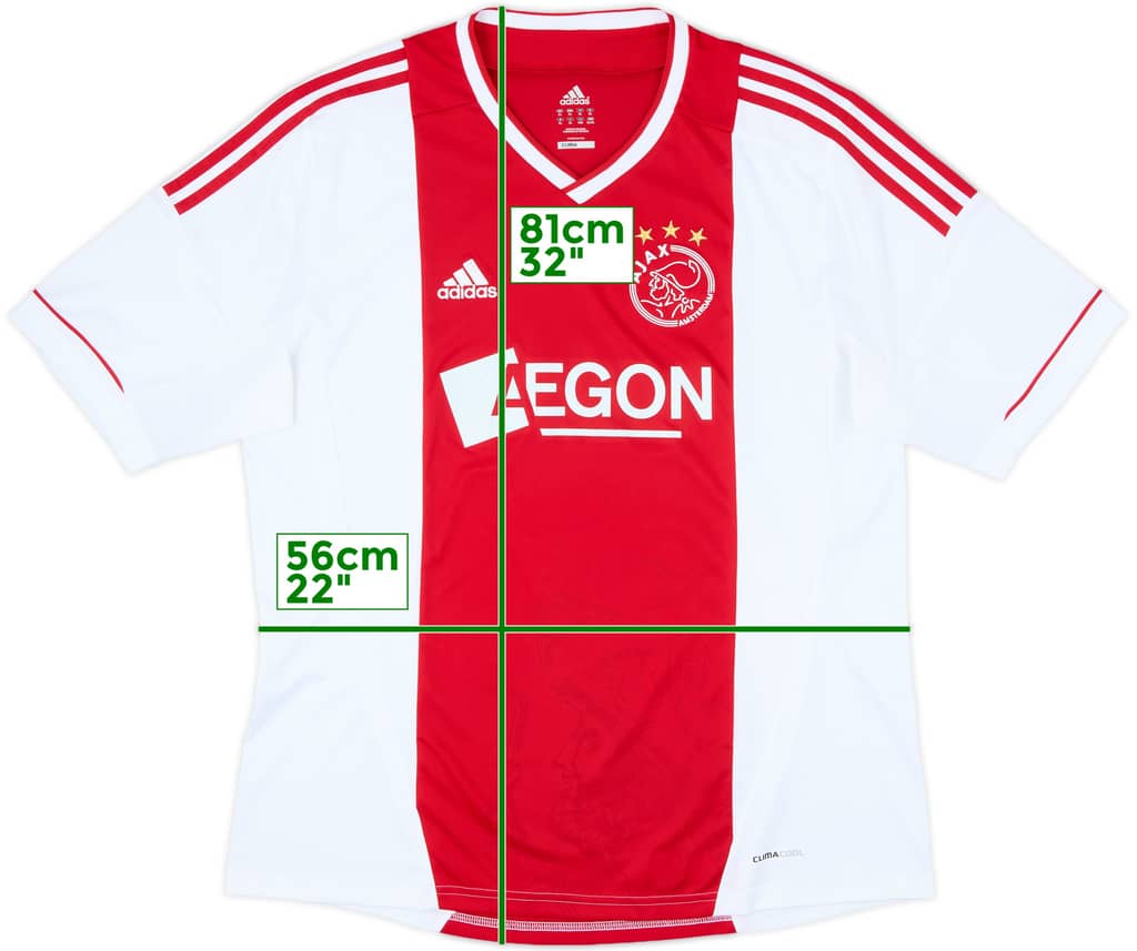 2012-13 Ajax Home Shirt - 8/10 - (XL)